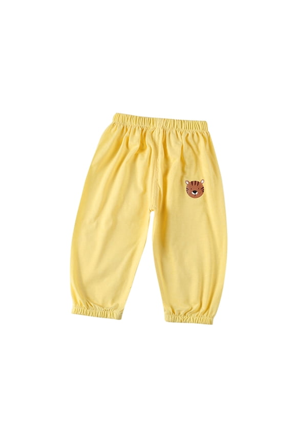 Boys Sweatpants Kids Childs Summer Printed Boys And Girls Baby Long Pants Cute Pants Overalls Mosquito Proof Pants
