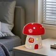 thumbnail image 1 of Uxgjfwu Ceramic Christmas Mushrooms, Light Up Tabletop Holiday Ornaments, Magical Forest Theme Decor for Desktop, Shelf Display, 1 of 6