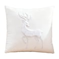 thumbnail image 1 of Uxgjfwu Christmas Embroider Pillowcase 18x18 Inch Holiday Decorative Cover for Home Sofa Bedroom Winter Decoration, 1 of 6
