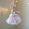 thumbnail image 1 of Uxgjfwu Christmas Ornament Ballet Girl Simulation Yarn Skirt Performer Hanging Pendant for Xmas Tree Home Festive Decor, 1 of 3