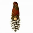 thumbnail image 1 of Uxgjfwu Christmas Pinecone Gnome Decor, Pine Cone Elf Ornament with Red Hat, Festive Nordic Style Tabletop Decoration for Holiday Mantel, Shelf, Office Desk, 1 of 4