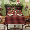 thumbnail image 1 of Uxgjfwu Christmas Tablecloth Holiday Dining Table Decor for Home Kitchen Festive Party Celebration and Daily Use Washable Fabric, 1 of 7