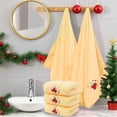 thumbnail image 1 of Uxgjfwu Christmas Towels 3 PCS Set, Soft Cotton Embroidered Bath Towel Set for Bathroom, Holiday Decor, Xmas Gift Idea, 1 of 1