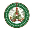 thumbnail image 1 of Uxgjfwu Christmas Tree Skirt, Snowflake Design Creative Apron for Tree Base, Holiday Scene Decoration, Home Christmas Setup, 1 of 6