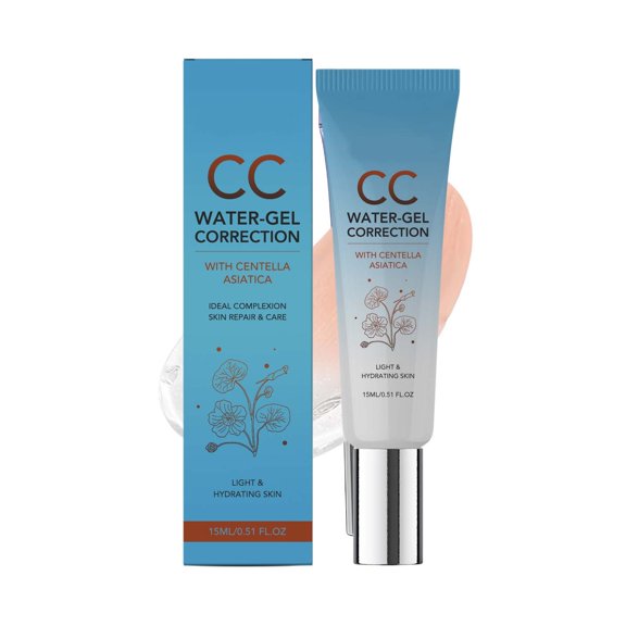 Uxgjfwu Color Correction Liquid, Skin Tone Balancing Treatment, Covering Facial Redness, Lightweight Texture, Waterproof Sweat Proof for Daily Makeup Base