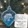 thumbnail image 1 of Uxgjfwu Elephant Family Friendship Ornament 3.1 Inch for Christmas Tree Decoration, Holiday Gift for Family and Friends Home Decor, 1 of 3