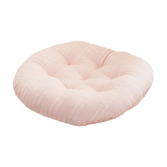 Uxgjfwu Floor Cushion, Solid Color Round Pillow Mat 16x16 Inch, Minimalist Living Room Balcony Tatami Yoga Meditation Seating Pad