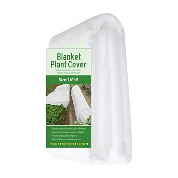 Uxgjfwu Frost Protection Blanket - Non-Woven Plant Cover 5.2x29.5 ft for Cold Weather and Frost Defense - Gardening Essential for Vegetables and Outdoor Plants