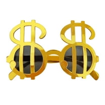 Uxgjfwu Funny Birthday Glasses, Kids Birthday Party Sunglasses with Dollar Sign Design for Party Decor