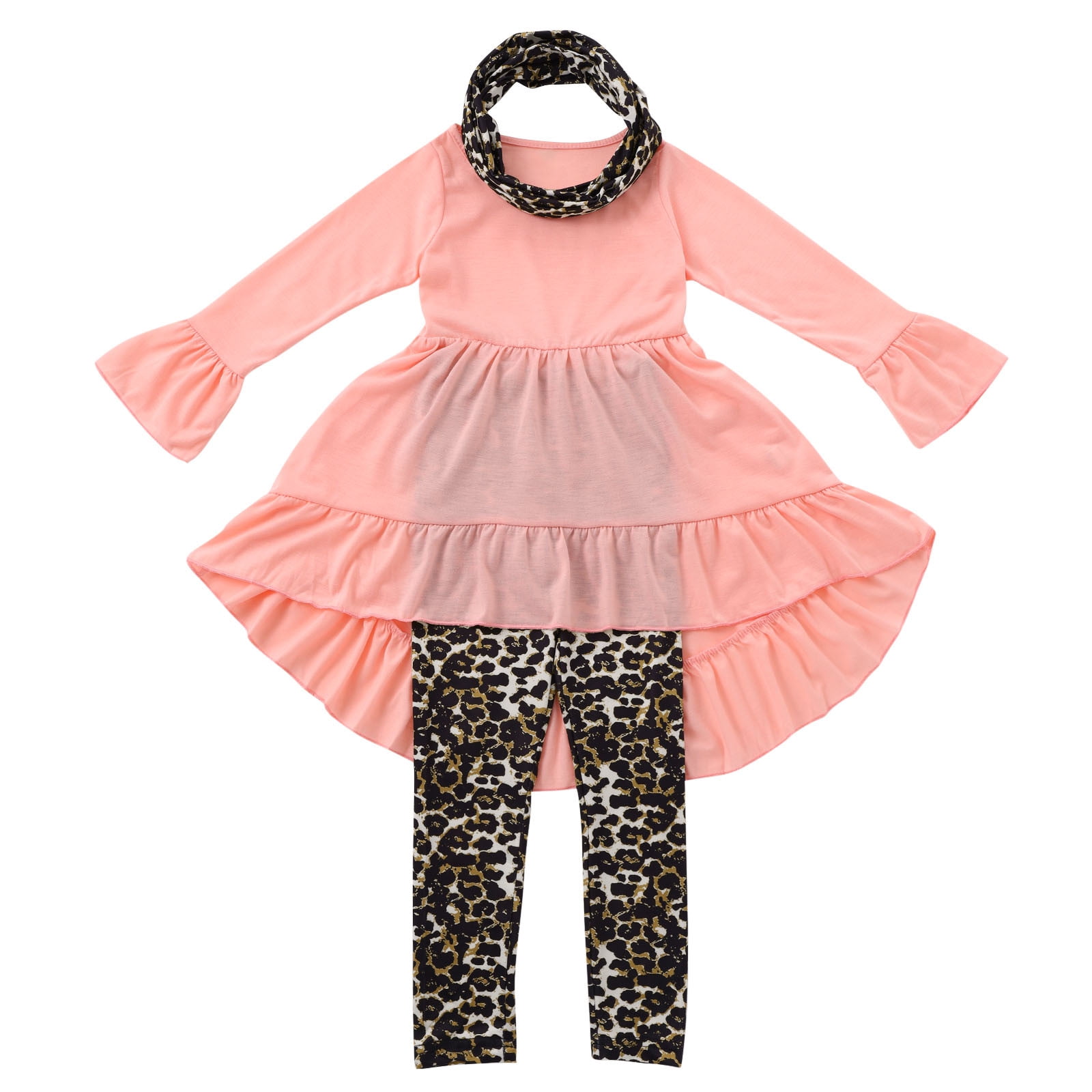 Girls Navy Blue “Mama” Summer Co-Ord Set – Ruffle Sleeve Top with Printed Wide-Leg Pants