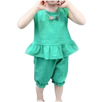 Kids' Logo Stripe Cotton T-Shirt & Shorts Set (Toddler & Little Kid