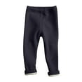 thumbnail image 1 of Uxgjfwu Girls Winter Warm Leggings Casual Comfy Leggings Little Girls Solid Color Pants Brushed Plush Lined Leggings, 1 of 4