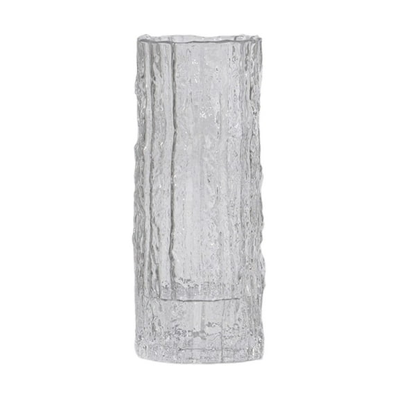 Uxgjfwu Glacier Vase Decorative Glass Centerpiece for Home Table Wedding Party Floor Decor