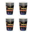 thumbnail image 1 of Uxgjfwu Glow Halloween Party Supplies 24-Pack Printed Paper Plates Napkins Cups Set for Themed Celebration and Catering (Cups), 1 of 6
