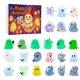 thumbnail image 1 of Uxgjfwu Glow in the Dark Advent Calendar, 3D Resin Halloween Christmas Countdown Calendar with Night Light for Home Decor Party Gift, 1 of 8