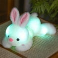 thumbnail image 1 of Uxgjfwu Glowing Rabbit Plushie, Soft Stuffed Animal Toy with Light Function, Comforting Plush Toy for Sleep, Cute Animal Design with Battery Operation, 1 of 6