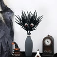 thumbnail image 1 of Uxgjfwu Halloween Black Floral Stems - Artificial Pine Needles Spray for Vase Centerpiece Fall Decor, 1 of 6