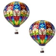 thumbnail image 1 of Uxgjfwu Heart Shaped Acrylic Decor 2 Pack, Hot Air Balloon Hanging Ornament for Home Party Wedding Nursery Decor, 1 of 5