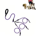 thumbnail image 1 of Elainilye Heavy Duty Reflective Dog Leash with Padded Handle - 3-in-1 Splitter Rope for Multiple Pets Walking Training, 1 of 2