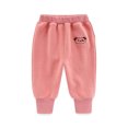 thumbnail image 1 of Uxgjfwu Infant Sweatpants Solid Color Pants Toddler Trousers Baby Boys and Girls Plush Pants Winter Warm Pants, 1 of 2