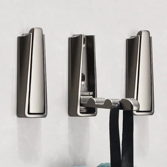 Uxgjfwu Invisible Wall Hook, No Hole Adhesive Hidden Hanger for Home Organization, Removable Strong Hold Hook for Hanging Items, Discreet Storage Solution, Damage Free