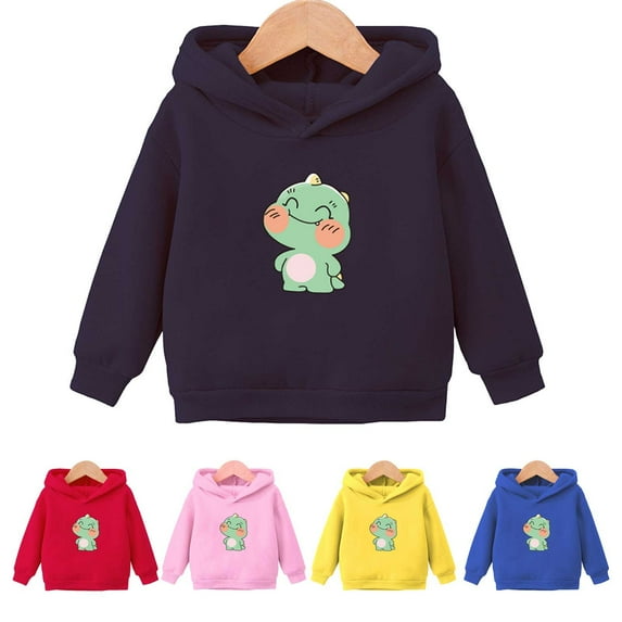 Uxgjfwu Kids Flannel Shirt Hooded Tops Printed Toddler Long Sleeve Sweatshirts Boys Girls Fall Shirt Coat