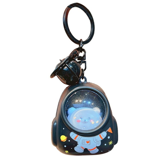 Uxgjfwu LED Light Up Backpack - Cute Astronaut Cat Night Light Keychain Car Bag Pendant, Romantic Star Sky Decor for Teens Gifts