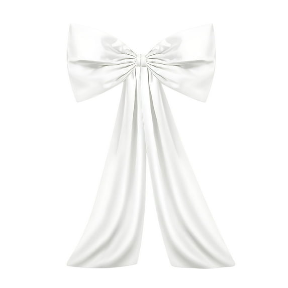 Uxgjfwu Large Christmas Tree Decorative Bow 16x43 Inch with Wire Support Hanging Ornament for Holiday Decor