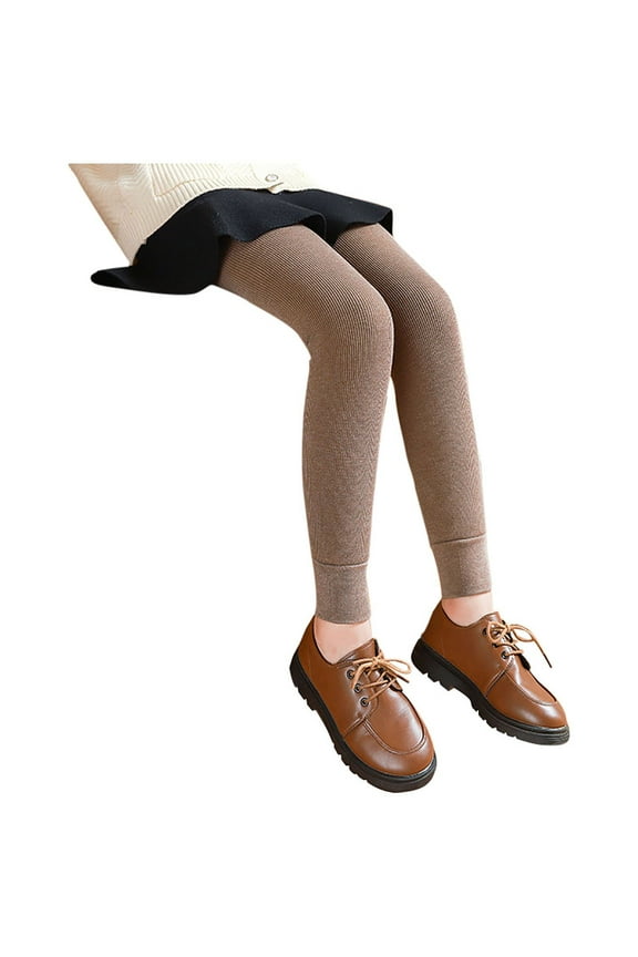 Leggings Kids Girls Tights Winter Elastic Warm Pantyhose Childrens Bottom Socks And Pant (1-15 Years Old)