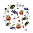 thumbnail image 1 of Uxgjfwu Luminous Halloween Party Supplies 16 Paper Plates 16 Cups 20 Napkins with Spooky Designs for Festive Gatherings (9" Plates), 1 of 6