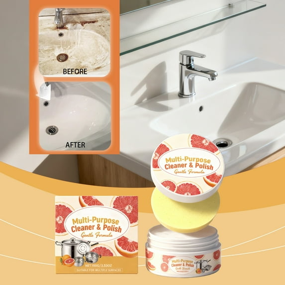 Uxgjfwu Multi Purpose Cleaner and Polish, All Surface Spray for Cleaning and Shining, Versatile Formula for Home, Kitchen, Bathroom, Quick Maintenance