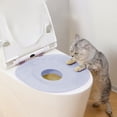 thumbnail image 1 of Uxgjfwu All in One Cat Toilet Trainer, Integrated Litter Box with Odor and Splash Proof Design, Pet Potty Training System for Indoor Use, Durable and Easy Maintenance, 1 of 6