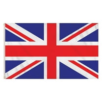 Uxgjfwu Outdoor British Flag 5x3 Feet, Heavy Duty 110D Knit Polyester Flag for Flagpoles, All Weather Decoration