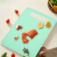 thumbnail image 1 of Uxgjfwu Plastic Double Sided Chopping Board with Knife Sharpener, Non-Slip Cutting Mat for Meat Vegetables, Dishwasher Safe, 1 of 6