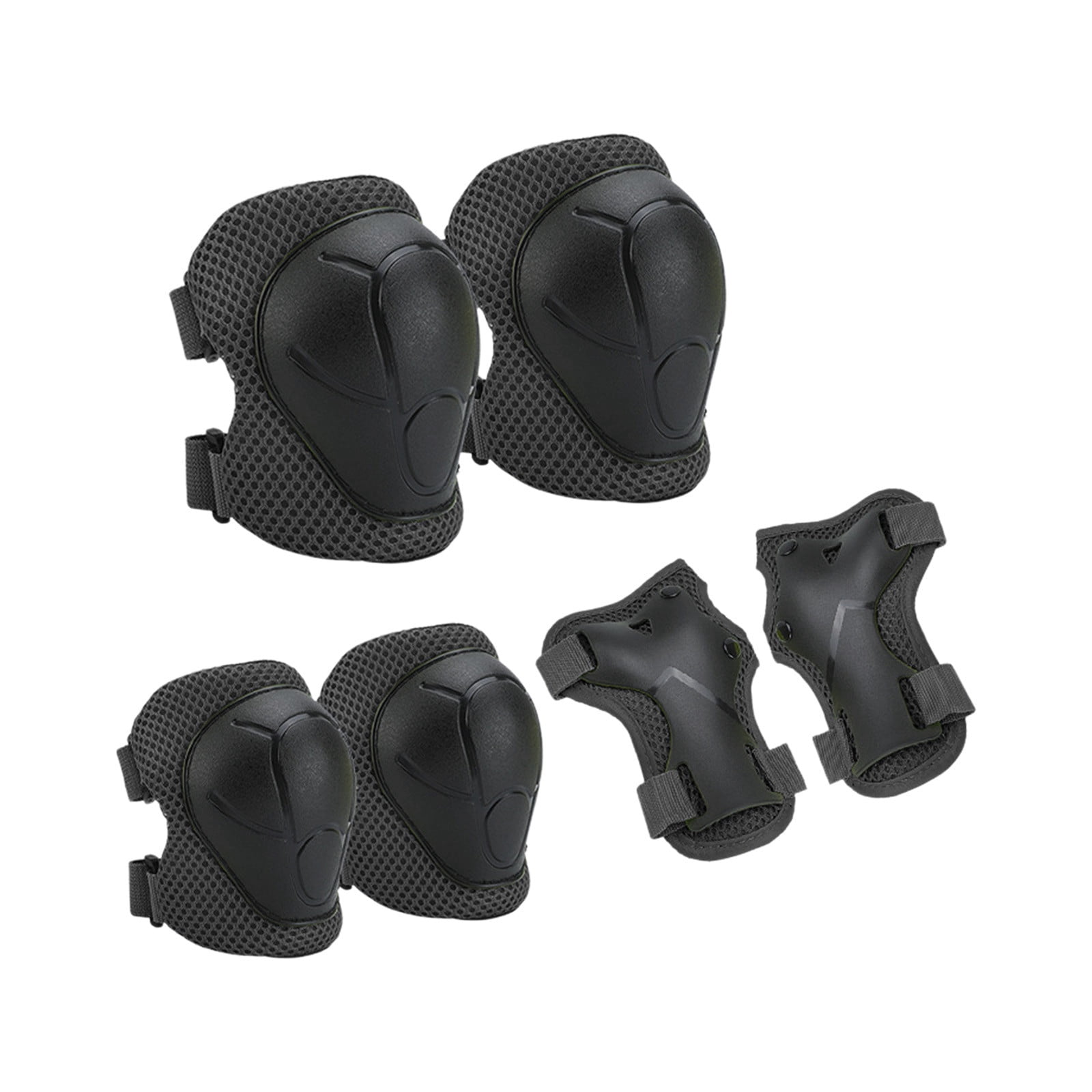 Lot De Protections Triple Eight – Genoux, Coudes, Poignets – Taille S/M – Noir – Neuf
