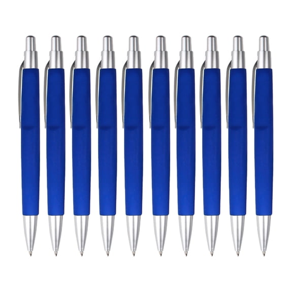 Uxgjfwu Retractable Black Ballpoint Pens 10 Pack with Smooth Writing 1ml Ink, Basic Value Set for Sch-ool Office Home and Everyday Use