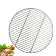 thumbnail image 1 of Uxgjfwu Round BBQ Grill Grate, Camping Picnic Baking Tray for Charcoal Gas Stove, Rust Resistant Steel, 1 of 6