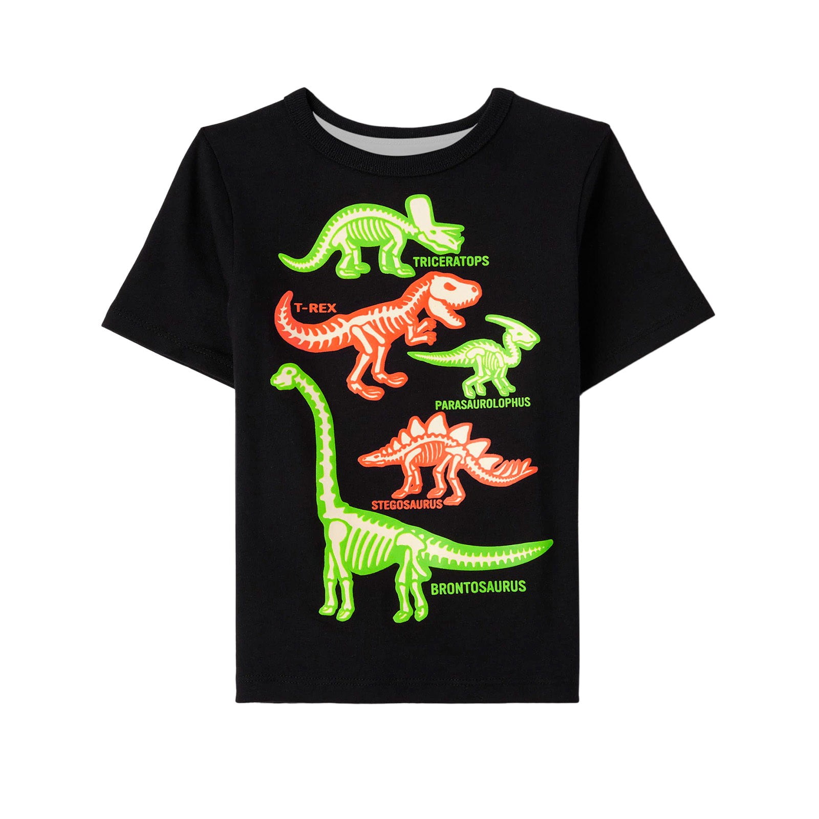 amropi Baby jongens gestreept T-shirt 3-pack met lange mouwen katoen dinosaurus T-shirt Tops voor 1-8 jaar, blauw, geel, wit, 7-8 Jaren