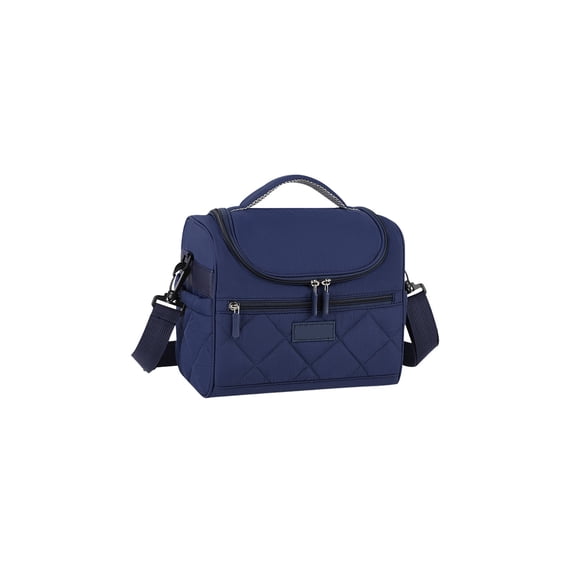 Uxgjfwu Single Shoulder Insulated Picnic Cooler Tote, Waterproof and Leakproof Lunch Bag With Detachable Strap, Large Capacity Thermal Tote for Outdoor Camping, Work and School Meals