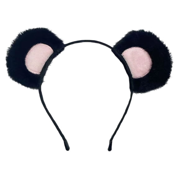 Uxgjfwu Soft Movable Cute Bear Ear Headband, Fuzzy Funny Design, Decorative Hair Accessory for Festivals, Parties, Celebrations And Photo Use