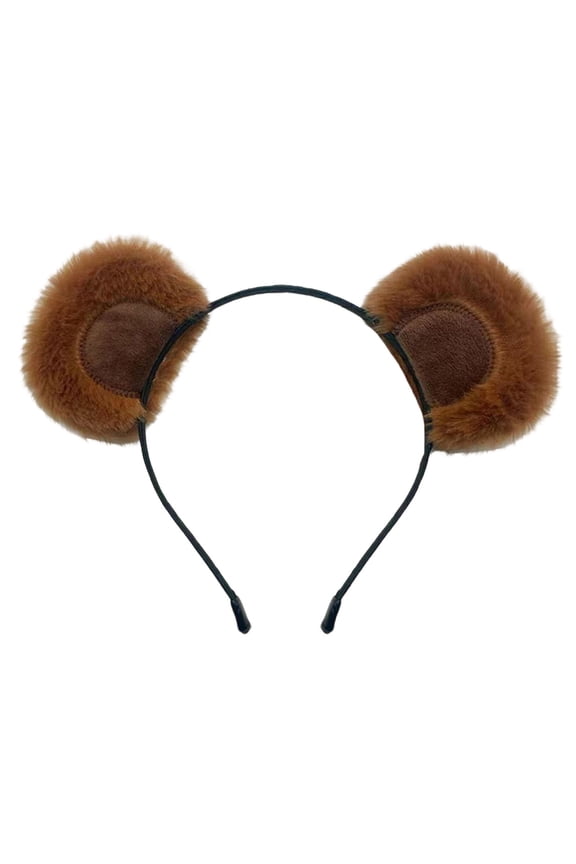 Soft Movable Cute Bear Ear Headband, Fuzzy Funny Design, Decorative Hair Accessory for Festivals, Parties, Celebrations And Photo Use