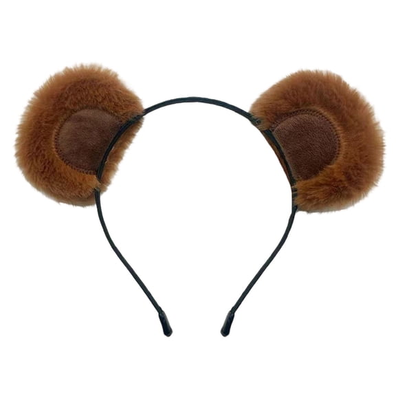 Uxgjfwu Soft Movable Cute Bear Ear Headband, Fuzzy Funny Design, Decorative Hair Accessory for Festivals, Parties, Celebrations And Photo Use