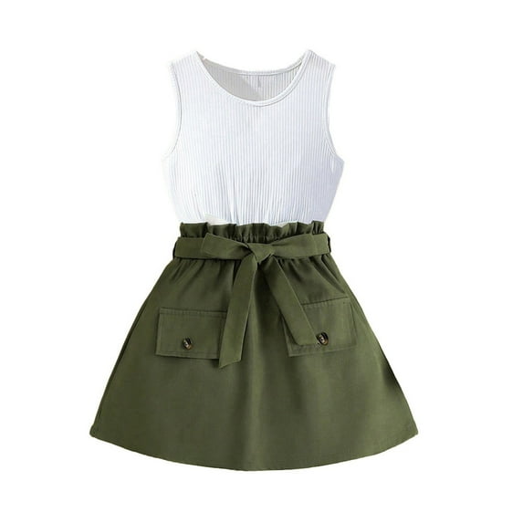 Uxgjfwu Teen Girls Summer Clothing Sets Casual Outfit Sets Big Girls Corset Vest Shirts Shorts Pants 2pc Sets Cool Girls Streetwear Sets