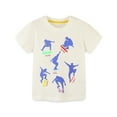 thumbnail image 1 of Uxgjfwu The Children'S Place Toddler Boy 2-7Years T-shirt Print Round Neck Top Pullover Boys Short Sleeve 3-4 Years, 1 of 6