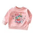 thumbnail image 1 of Uxgjfwu Toddler Boys Girls Printed Sweatshirt Long Sleeve Top Blouses Hoodie Sweatshirt Pullover Top Sizes 2-13, 1 of 3
