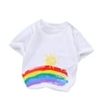 thumbnail image 1 of Uxgjfwu Toddler Boys Girls Summer T-Shirt Short Sleeve Graphic T shirt Casual Kids Summer Clothes T-shirts, Sizes 9M-8T, 1 of 3