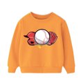 thumbnail image 1 of Uxgjfwu Toddler Boys Girls Sweatshirts Long Sleeve Top Spring and Fall Loose Cotton Crewneck Sweatshirts Sizes 2T-5T, 1 of 7