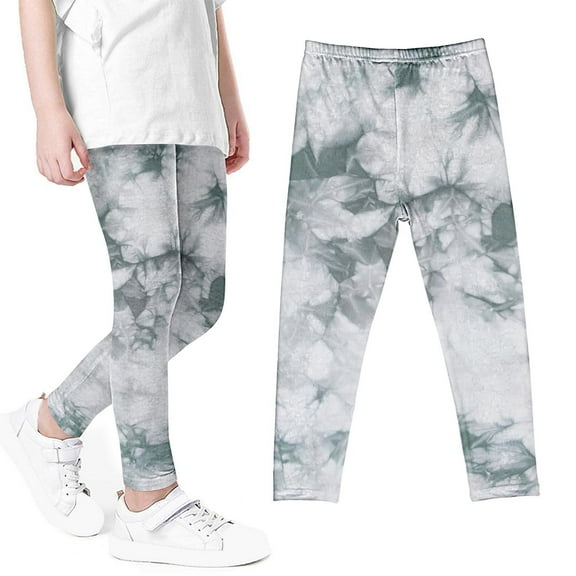 Uxgjfwu Toddler Leggings Girls Printed Pants High Waist Stretchy Soft Tights Kids Summer Leggings For School Wearing