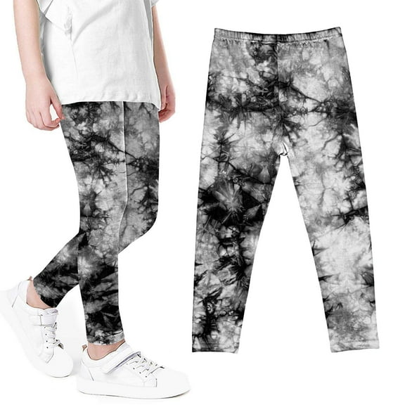 Uxgjfwu Toddler Leggings Girls Printed Pants High Waist Stretchy Soft Tights Kids Summer Leggings For School Wearing