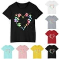 thumbnail image 1 of Uxgjfwu Toddler Short Sleeve Graphic T-Shirt Kids Boys Girls Cotton T-shirt Cute Print Tee Tops Summer Clothes, Sizes 3-10, 1 of 6